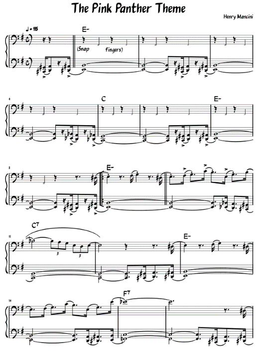 Sheet Music